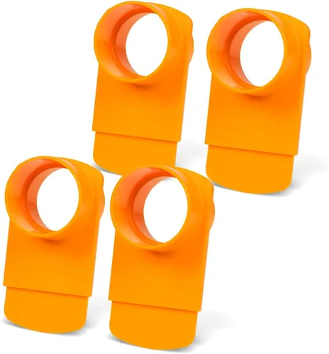 POWERTEC 70294-P4 - Puerta de ráfaga integrada de 2-1/2 pulgadas, resistente a obstrucciones, ajuste de plástico ABS cónico antihuecos para sistemas