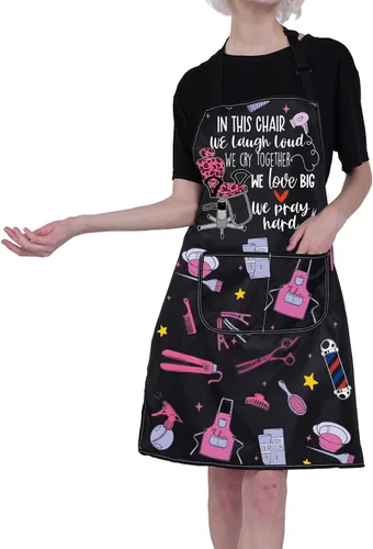 Miniatura 5 de Hair Stylist Apron with Pockets Hairdresser Gifts Hair Stylist Gifts Cosmetologists Gifts Beauty Salon Aprons Barber Apron