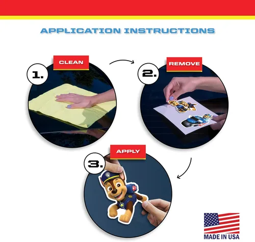 Miniatura 9 de Paw Patrol - Juego de 12 calcomanías de Paw Patrol para niños y adultos, calcomanías de vinilo para laptop, vaso, botella de agua, vehículos