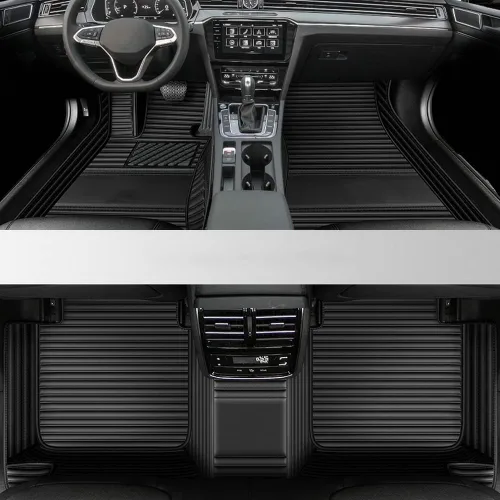 Miniatura 22 de Alfombrillas de cuero de lujo personalizadas para todo tipo de clima, para el 99 % de los sedán, SUV, automóvil deportivo, para hombres y mujeres