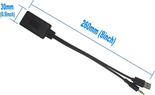 Miniatura 4 de Yoper Compatibilidad con adaptador Bluetooth con BMW Mini Cooper Aux 3.5 teléfono celular Play HiFi Music