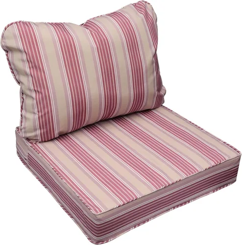 Miniatura 20 de AAAAAcessories Cojines de asiento para exteriores, resistentes a la decoloración, cojines de repuesto impermeables para muebles de patio, 21 x 21 x