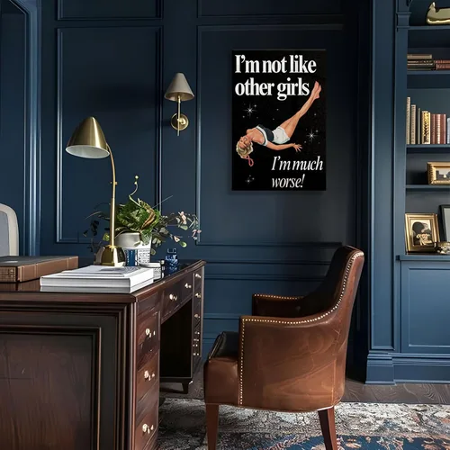Miniatura 82 de Pósteres de citas divertidas con texto en inglés «Better Late Than Feug», lienzo minimalista con fondo blanco, arte de pared, frutas frescas