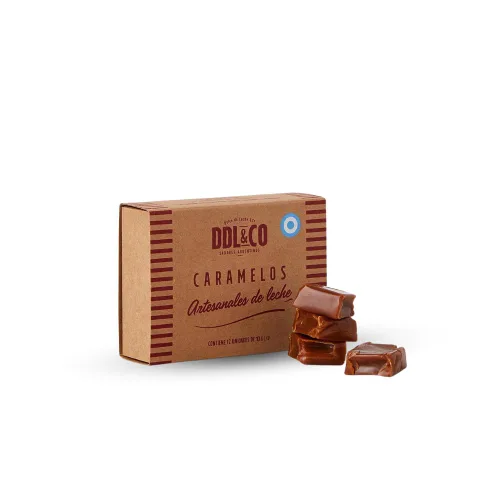 Dulce de Leche & CO. Dulce de Leche Argentina Premium Caramelos Masticables.- Caramelo Leche Caramelo - DDL&CO 4.23 oz