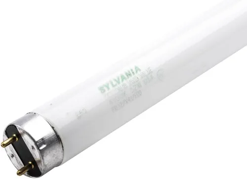 Sylvania 22438, 32 vatios, 48 pulgadas de longitud, CRI 90, bombilla fluorescente blanca fría (30 bombillas)