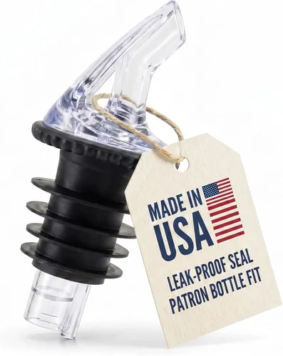 Miniatura 2 de Speed Pourer - Patron Pour Spout - Fabricado 100% en los Estados Unidos. Boquillas de barra de flujo libre que no gotean - Sin grietas, solo un