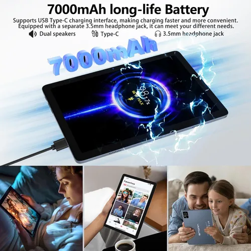 Miniatura 5 de EITOMIN Tablet de 10 pulgadas 2026 Última tableta Android con 128GB ROM+14GB RAM+1TB Expandir Octa-Core 5G WiFi 4G Celular para T-Mobile 13MP+8MP
