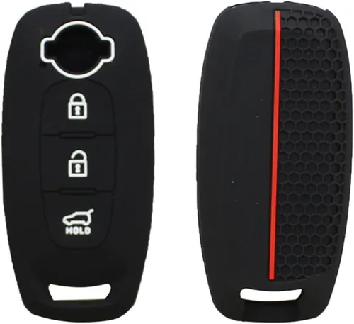 Funda protectora de silicona para llavero Nissan Altima Skyline Juke Arizon Hang-Out NV250 Townstar Serena (negro)