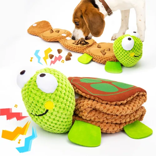 Miniatura 7 de lilfrd Juguete de cumpleaños para perros, juguetes de pastel de cumpleaños para regalos de cachorros, juguetes de peluche chirriantes para perros