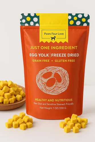 Miniatura 4 de Golosinas orgánicas de huevo liofilizadas para perros y gatos, 100% huevo de un solo ingrediente, sin granos, sin gluten, nutrición alta