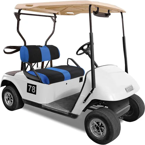 Miniatura 2 de Fundas de asiento de carrito de golf para 2 pasajeros, cubierta de asiento delantero para EZGO TXT OEM Cojín de asiento ordinario, funda de asiento