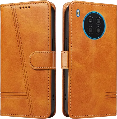 Miniatura 109 de Funda con tapa para Huawei Nova Lite 3, protección de 360 grados, a prueba de golpes, de piel sintética, con función atril y 3 ranuras
