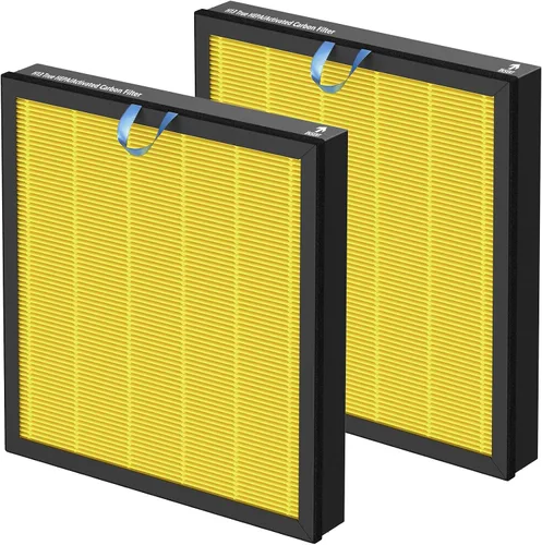 Miniatura 10 de Filtro de repuesto HE401 para purificador de aire Shark 4 compatible con purificador de aire con ventilador Shark 4 HE400, HE401C, HE401NP, HE402
