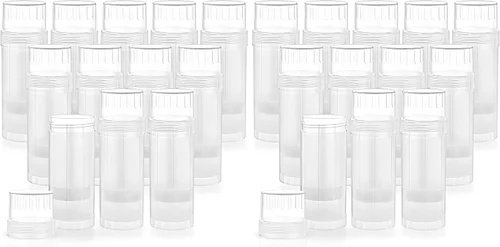 Miniatura 7 de 12 recipientes vacíos de desodorante de 2.0 fl oz/2 oz para barra de lápiz labial, lápiz labial, barra de protección solar, translúcido
