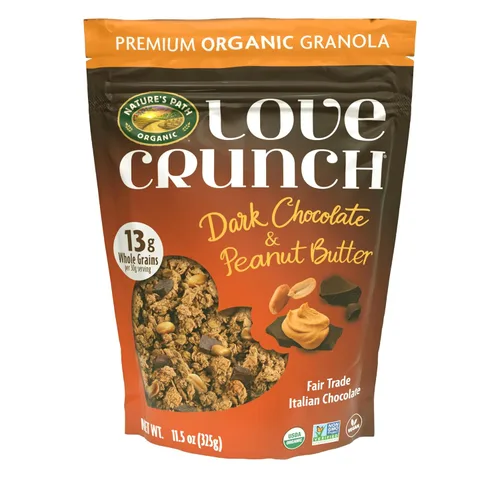 Love Crunch - Nature's Path - Granola orgánica, chocolate oscuro