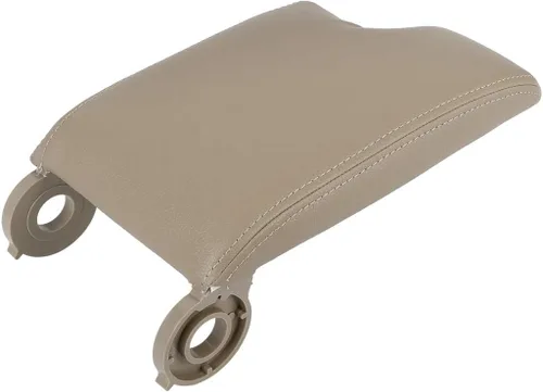 Miniatura 3 de X AUTOHAUX Cubierta de la caja de la consola central del coche, repuesto beige para BMW M3 2001-2006