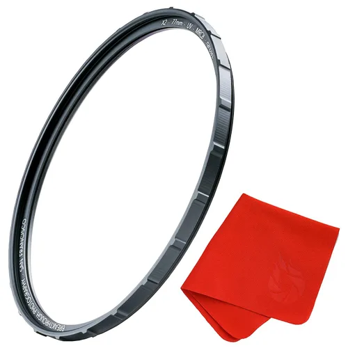 Miniatura 7 de Filtro UV X2 de 3.031 in para lentes de cámara, filtro de fotografía con protección UV con paño para lentes, MRC8, revestimientos nanotec