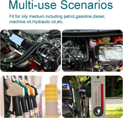 Miniatura 5 de Línea de combustible de 1/4 pulgadas de diámetro interior, manguera de combustible de 10 pies, manguera de línea de combustible J30R7 NBR