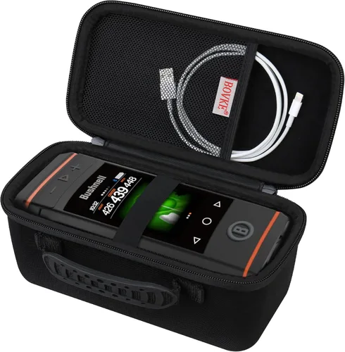 BOVKE Funda de viaje para altavoz GPS Bushnell Golf Wingman HD, soporte portátil de almacenamiento de altavoz GPS de golf, organizador de bolsa de