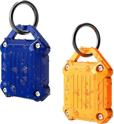 Miniatura 9 de DOVICK - Funda protectora impermeable para llavero Airtag, cubierta completa con tornillos compatible con el llavero de seguimiento Apple Air Tag P4