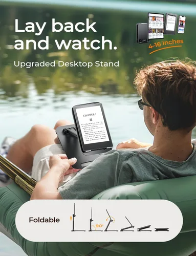 Miniatura 5 de LISEN Soporte para tableta para iPad, soporte para tablet para escritorio, accesorios de escritorio, soporte de monitor portátil para Apple iPad