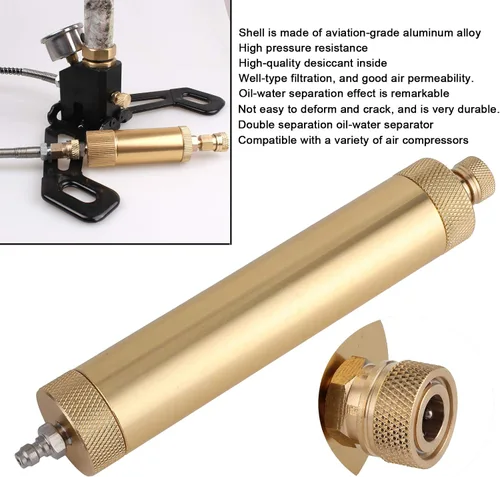 Miniatura 3 de Separador de agua de aceite 30Mpa, Bomba de filtro de aire PCP Equipo de filtración triple de doble segregación de alta presión, filtro de compresor