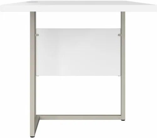 Miniatura 4 de Bush Business Furniture Hybrid 42 W x 24D Escritorio Return/Bridge en blanco