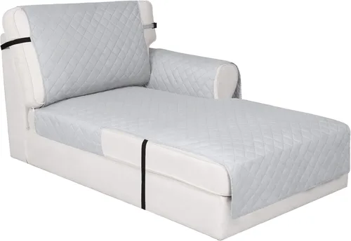 Miniatura 94 de Easy-Going - Funda para sofá, futón y sillón sin reposabrazos, reversible, resistente al agua, para mascotas y niños (azul oscuro/azul claro)