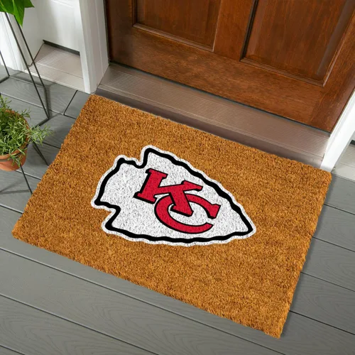 Miniatura 12 de Team Sports America Tapete de entrada de la NFL 28 x 16 pulgadas Escotilla cruzada en relieve Parte trasera antideslizante Decoración