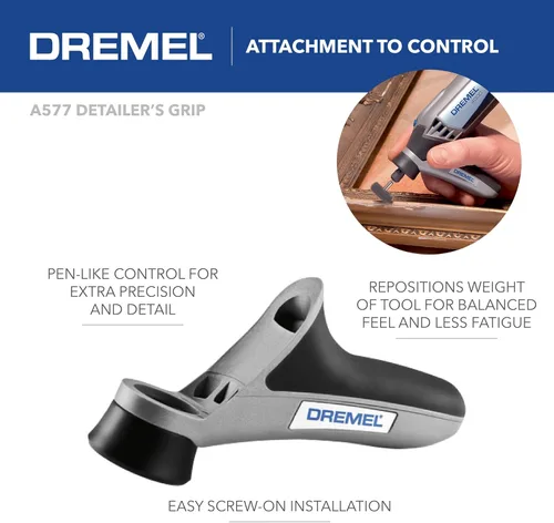 Miniatura 18 de Kit de herramienta giratoria versátil Dremel 4300-9/64 con eje flexible - 9 piezas adicionales y 64 accesorios - Ideal para grabado, grabado