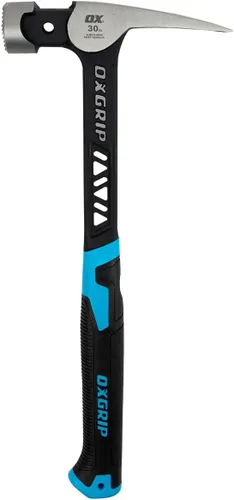 Miniatura 13 de OX Pro Ultrastrike Martillo de trineo de 3 lb con amortiguación de vibraciones, cuello puenteado y empuñadura ergonómica antideslizante