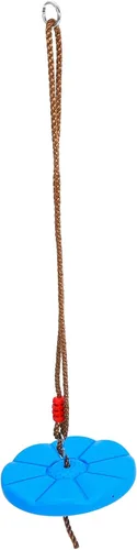 Columpio colgante de pétalos octogonales para jardín al aire libre, asiento de disco de plástico para patio trasero, columpio de equilibrio grueso