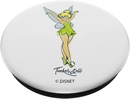 Miniatura 2 de Disney Peter Pan Tinker Bell Acuarela Retrato PopSockets Adhesivo PopGrip