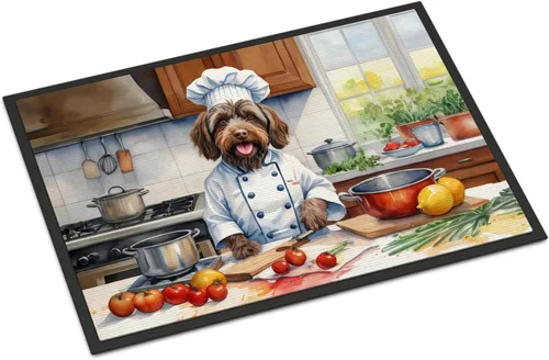 Miniatura 12 de Caroline's Treasures DAC6179MAT Affenpinscher - Tapete para puerta delantera, para interiores y exteriores, para entrada, antideslizante, lavable