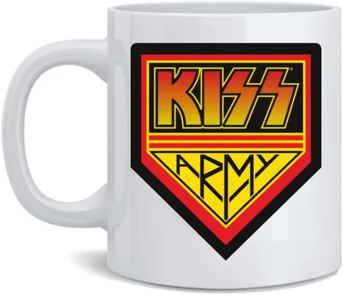 Miniatura 6 de Poster Foundry Kiss Band Music Demon Flames - Taza de café (12 onzas)