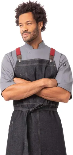 Miniatura 4 de Chef Works Delantal con babero unisex Berkeley Chefs