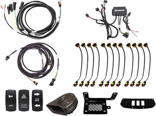 Miniatura 6 de SuperATV Kit de señal de giro de lujo para Can-Am Commander 2011-2020 Can-Am Commander Interruptor basculante de señal de giro montado en tablero