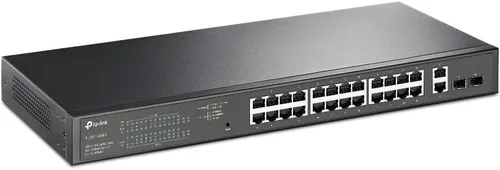 Miniatura 2 de TP-Link Switch Easy Smart Gigabit PoE+ de 24 puertos (TL-SG1428PE), 250W, 2 ranuras SFP, 10/100/1000 Mbps, compatible con escritorio, Linux, Unix