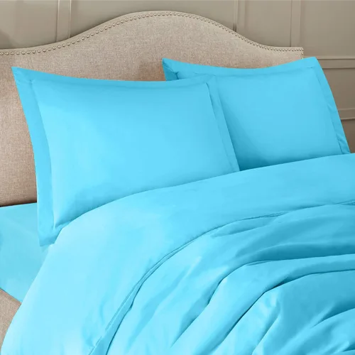 Miniatura 4 de Nestl - Juego de ropa de cama Queen con edredón – Juego de edredón para cama queen; Juego de funda de edredón Queen, Juego de edredón azul playa