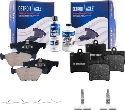 Miniatura 85 de Detroit Axle - Pastillas de freno traseras para Kia Sportage 2017-2022, Hyundai Tucson 2016-2021, pastillas de freno de cerámica 2018 2019 2020