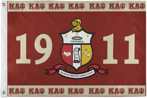Miniatura 7 de BBGreek Kappa Alpha Psi 1911 - Bandera griega grande para colgar en la pared, 3 x 5 pies, escudo a todo color, Nupe, vendedor