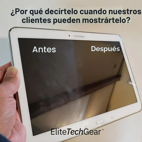 Miniatura 7 de Elite Screens - Paño de limpieza de microfibra, 12 x 12 pulgadas, paquete de 4, color azul, paño de limpieza de pantalla de gran tamaño, toallitas