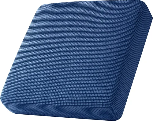 Miniatura 91 de CHUN YI - Funda elástica de cojín para sofá biplaza, funda de asiento de sofá con tela jacquard de elastano (mediana, color marfil blanco)