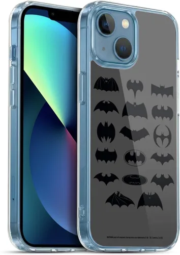 Miniatura 158 de Head Case Designs Funda de gel con licencia oficial de Batman DC Comics Bat Signal Logos [protección de grado militar] compatible con Apple iPhone 7