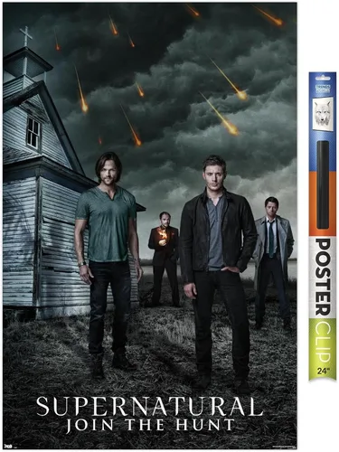 Miniatura 18 de Trends International Supernatural - Póster de pared de iglesia, 22.4 pulgadas de largo x 14.7 pulgadas, versión enmarcada en madera de granero