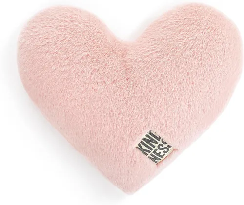 Miniatura 2 de DEMDACO Sharing Kindness - Almohada de poliéster con peso de corazón de 11.5 x 10 pulgadas