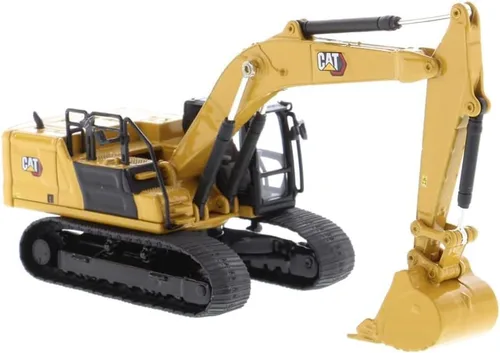 Miniatura 2 de Diecast Masters Excavadora hidráulica de próxima generación Caterpillar 336 a escala 1:87 Camión coleccionable para gatos y equipos