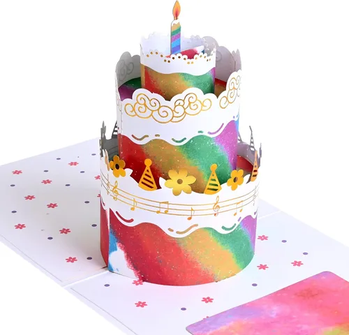 Miniatura 16 de POPGIFTU Paquete de 3 tarjetas emergentes 3D para el día de la madre con sobres y etiquetas de mensaje, juego de tarjetas de felicitación de ramo