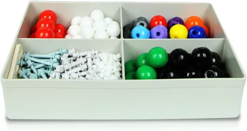 Miniatura 3 de Kit de estudiante modelo molecular de química orgánica (88 átomos y 140 partes de enlace) - MM-004