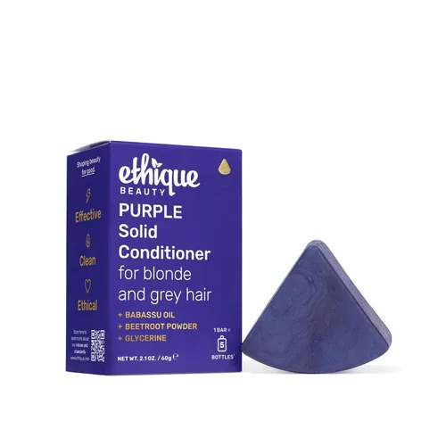 Miniatura 14 de Barra de acondicionador diario Ethique para cabello suave y brillante con vitamina C - Sin plástico, sin crueldad, vegano, 60 g - Anteriormente The